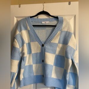 Shop Talulah rails checker cardigan sz large new